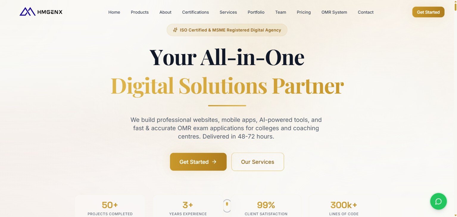 HMGenX Company Website